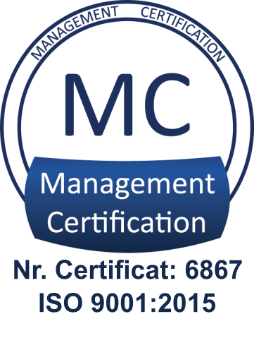  - Management Certification Nr. Certificat 6867 ISO 9001:2015