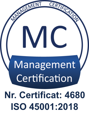  - Management Certification Nr. Certificat 4680 ISO 45001:2018