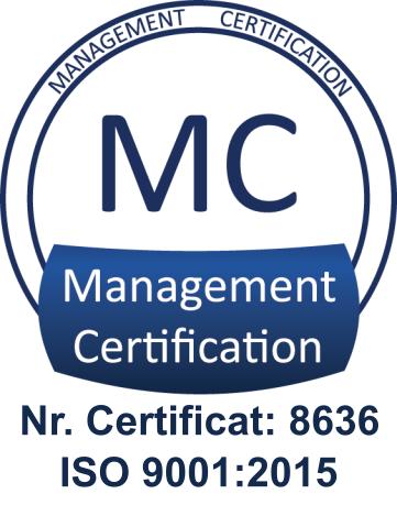  - Management Certification Nr. Certificat 8636 ISO 9001:2015